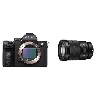 Sony Alpha 7 III Fotocamera Mirrorless Full-Frame + Sony SELP-18105G - Obiettivo con PowerZoom 18-105mm F4