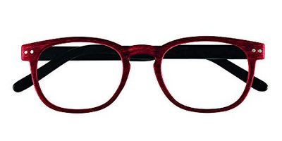 prontoleggo gafas de lectura prontoleggo Mod. wengué, Rojo – dioptría + 2,00 – 1 unidad
