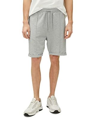 Koton Heren Trekkoord Seam Detailled Folded Leg Slim Fit Shorts, grijs (023), S