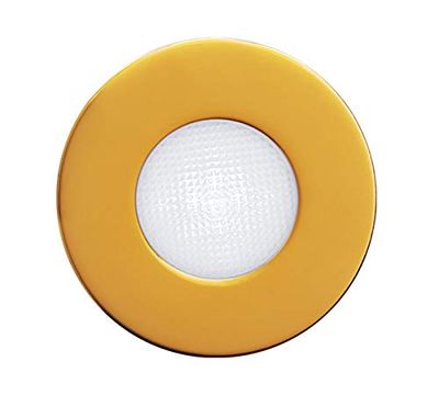 Daisalux lyra - Baliza lyra r/b led.blanco difusor transparente 230 oro