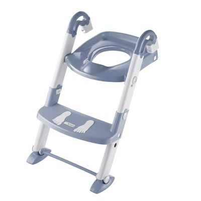 Kidskit Toilettrainer 3in1, 3-kleurig - Babytoilettrainer - Toilettrainer - Babyladder - Babytrap - Kindertoiletbril - Kindertoilettrainer - Verstelbaar - Blauw