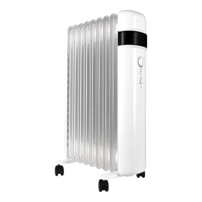 TCP Smart Oil Radiator Portable 2000w White App Control, WiFi, Works with Alexa, Google Home & Siri Shortcuts, 3 Heat Modes, Quiet, Timer, Smart Schedules, Portable