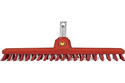 WOLF Garten Scrubber Multi-Star SB 350 M; Spazzola Larga con setole robuste; Ideale per Grandi superfici; Larghezza di Lavoro 35 cm; 71ANA019650