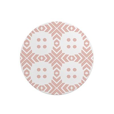 Questo Casa, Ronde digitaal bedrukte muismat, antislip onderkant, voor kantoor en thuis, diameter: 22 cm