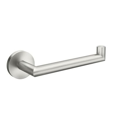 Moen Y5709BN Arlys Modern Single Post Toilet Paper Holder, Brushed Nickel
