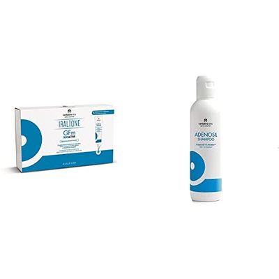Cantabria Labs Difa Cooper - GFM DENSACTIVE 4 TUBI DA 12,5 ML & Adenosil Shampoo Ristrutturante Anti-Caduta Per Uso Frequente