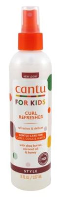 CANTU - Brume Ravive-Boucles Enfant - 227 g - Rafraîchit et Définit les Boucles - Hydrate sans Alourdir - Anti-Frisottis - À l’Huile de Coco et Beurre de Karité - Idéal Cheveux Bouclés à Frisés