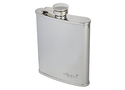 Zippo Hip, Fiaschetta Unisex, Polished Chrome, M