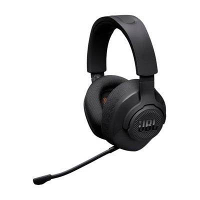 JBL Quantum 360 Draadloze Over-Ear Gaming Koptelefoon met 2.4GHz/Bluetooth Dual Draadloze Verbinding, 22U Batterijduur, Multiplatform Compatibel, Afneembare Microfoon met Dempmogelijkheid, in Zwart