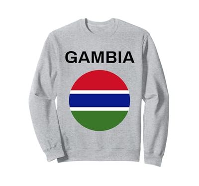 Bandiera Gambia moderna Felpa