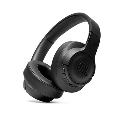 JBL Tune 710 BT, Cuffie Over-Ear Wireless Bluetooth, JBL Pure Bass, Cuffia Pieghevole Senza Fili con Padiglione Imbottito, Fino a 50h di Autonomia, Nero