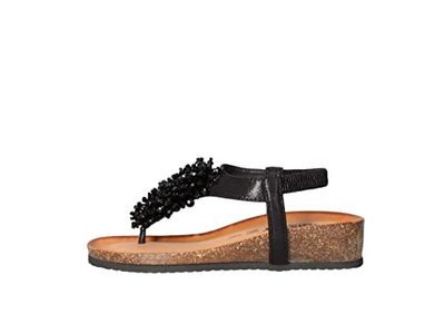 IGI&CO Mujer Antibes, Chanclas, Negro, 35 EU