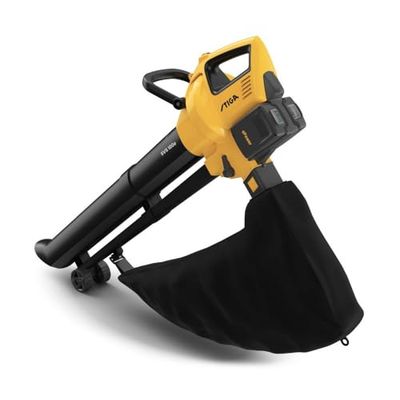 Stiga VS 100e 3in1 Leaf Blower-Vacuum, Shredder, with 2 x 20 V Ah, Battery and Charger