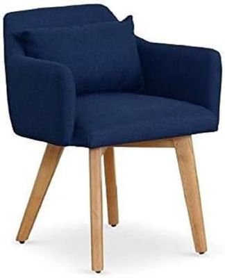 Menzzo Gybson stoel/stoel, stof, blauw, 58