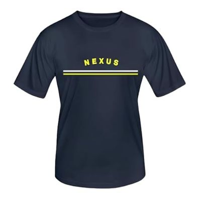 Nexus Riff T-shirt, volwassenen, uniseks, marineblauw, XL