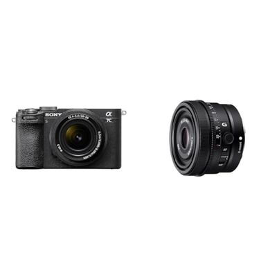 Sony α7CII di Sony +Lente SEL2860, zoom 28-60mm F4-5.6 (Nero) + Sony SEL-40F25G - Obiettivo Full-Frame focale fissa 40mm F2.5