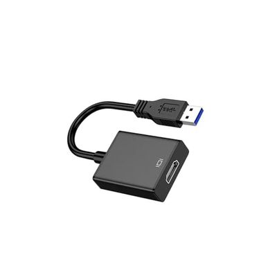 Brightium Adapter USB 3.0 stekker naar HDMI-aansluiting, ondersteunt 1080p, snelle gegevensoverdracht, ideaal voor het aansluiten van apparaten op externe displays.
