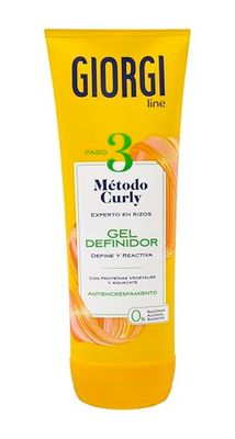 GIORGI Line Defining Gel Curly Method Spectacular Curls 0% Alcohol 0% Silicones 0% Sulphates with Vegetable Proteins and Avocado 250ml