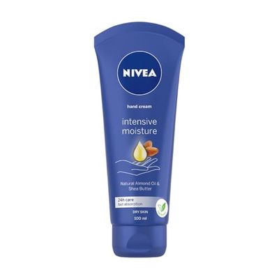 NIVEA Crema per mani idratante intensa con olio di mandorle e burro di karité, 100 ml