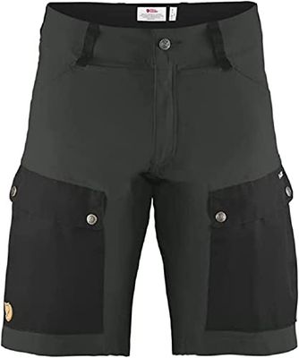 Fjällräven Keb Shorts M Pantalón Corto con Dos Bolsillos, Men's, Gris (Black/Stone Grey), 56