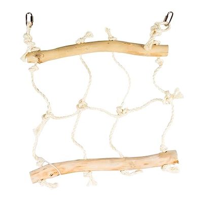 duvoplus Filet à Grimper en Bois de Java S - 40x35x3cm Brun