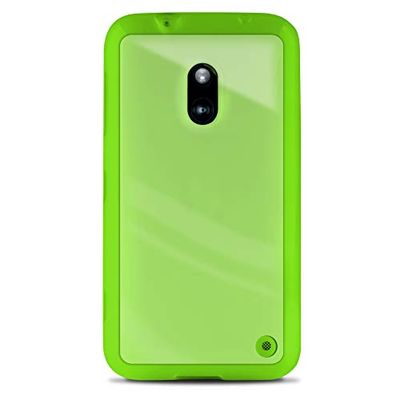 Puro Back Case - Clear - Nokia Lumia 620 - groen