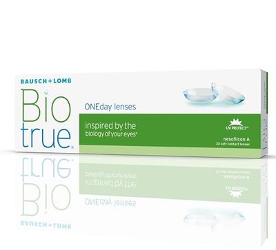 Biotrue ONEday BAUSCH + LOMB lentillas diarias esféricas, 30 unidades / 8.6 BC / 14.20 DIA / -10,50