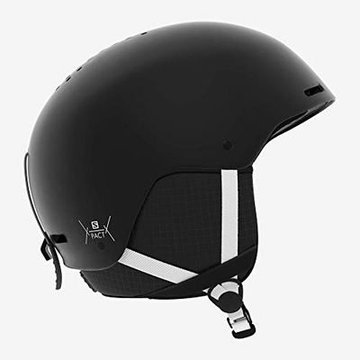 Salomon Pact, Casco da Sci e da Ciclismo Regolabile Unisex - Bambini, Nero (Black), S (53-56 cm)