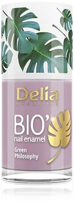 Delia Cosmetics - Smalto per unghie Bio Green - LILLA - Vegan Friendly - Perfetta opacità e lucentezza - Applicazione facile e veloce - Ingredienti naturali - Colore a lunga durata fino a 6 giorni