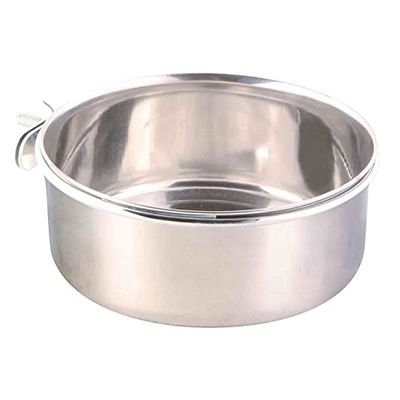 Trixie Ciotola in Acciaio Inox con Attacco a Vite, 900 ml/ø 14 cm