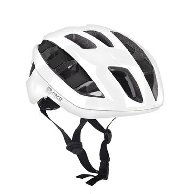 BONIN B-RACE Casco B-Race Skiron In-Mold Bianco Lucido M 54/58, Unisex Adulto, Multicolor (Multicolor), Talla única