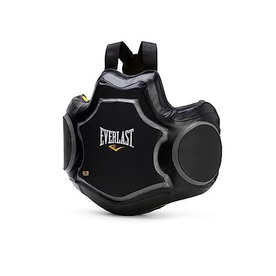 Everlast Coach Vest LTHR Chaleco de Entrenamiento, Unisex-Adulto, Negro, Einheitsgröße