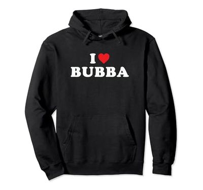 Bubba Nombre Gift I Heart Bubba I Love Bubba Sudadera con Capucha