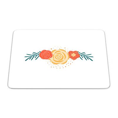 Bonamaison, Tapis de Souris Rectangle Imprimé Numériquement, Fond Antidérapant, pour Bureau et Maison, Taille: 22x18cm