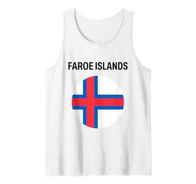 Bandiera Isole Faroe Moderna Canotta