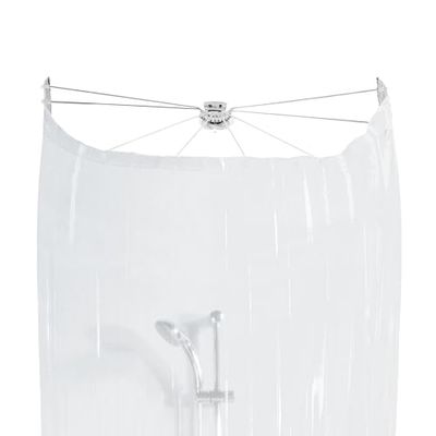 Spirella Rideaux de Douche PEVA OMBRELLA 200x170cm Blanc