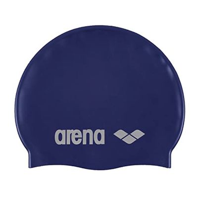 arena Classic Silicone Cuffia Unisex in Silicone, Cuffia Piscina Donna e Uomo, Cuffia Nuoto con Bordo Rinforzato, Cuffia Morbida e Resistente