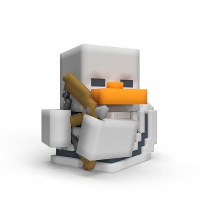 TUBBZ Pierwsza edycja: Minecraft - szkielet cosplay gumowa kaczka winylowa figurka
