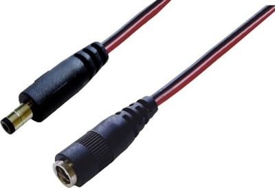 BKL Electronic 075907-4000 DC złącze wtykowe DC wtyczka drążona - złącze DC 5,5 mm 2,5 mm 5,5 mm 2,5 mm 4 m