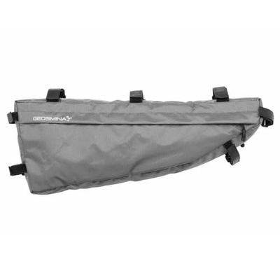 GEOSMINA Soft Goods Borsa al telaio Medium Borsa per Bici, Sport, Grigio Grigio, Taglia Unica