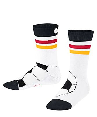 FALKE Uniseks-kind Sokken Active Soccer K So katoen functioneel materiaal dun ademend 1 paar, Wit White 2002, 23-26
