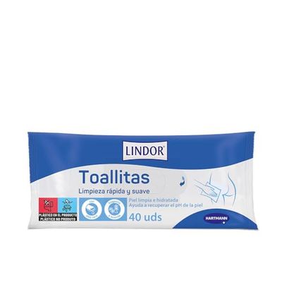 LINDOR toallitas húmedas 40 u