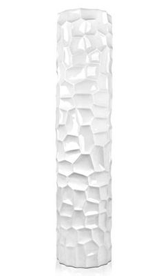 World Art - Jarrón Mosaico de Columna Esculturas de Resina, Multicolor, H133 x Ø30 cm