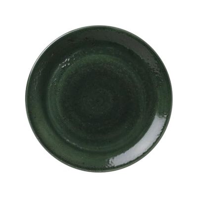 Steelite Vesuvius Burnt Emerald Coupe Plate 11inch / 28cm, Pack of 12