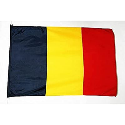 AZ FLAG - Drapeau Roumanie Spécial Extérieur - 150x90 cm - Pavillon Roumain En Tergal Avec Anneaux en Métal Intégrés - 220g