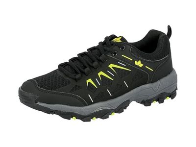 Lico Serra, sapatos de Low Rise caminhadas unissexo para adulto, Preto Schwarz Lemon Schwarz Lemon