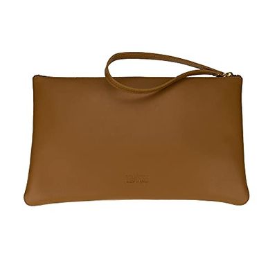 Yancci, Borsa pouch media da donna, CUOIO,