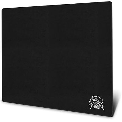 SkyPAD glazen 3.0 gaming muismat met wolk logo | Professionele grote muismat | 300x350mm | zwart | Speciaal glazen oppervlak met verbeterde precisie en snelheid