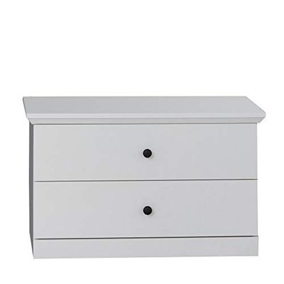 trendteam smart living - zitbank kast schoenenkast - garderobe - Baxter - opbouwmaat (BxHxD) 81 x 49 x 41 cm - kleur wit - 186031001