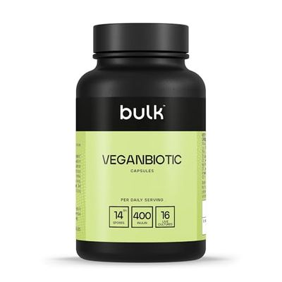 Bulk Capsules végétaliennes, paquet de 60, l'emballage peut varier